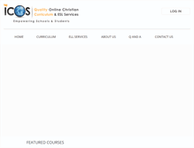 Tablet Screenshot of icos.ca