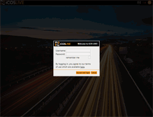 Tablet Screenshot of login.icos.co.nz